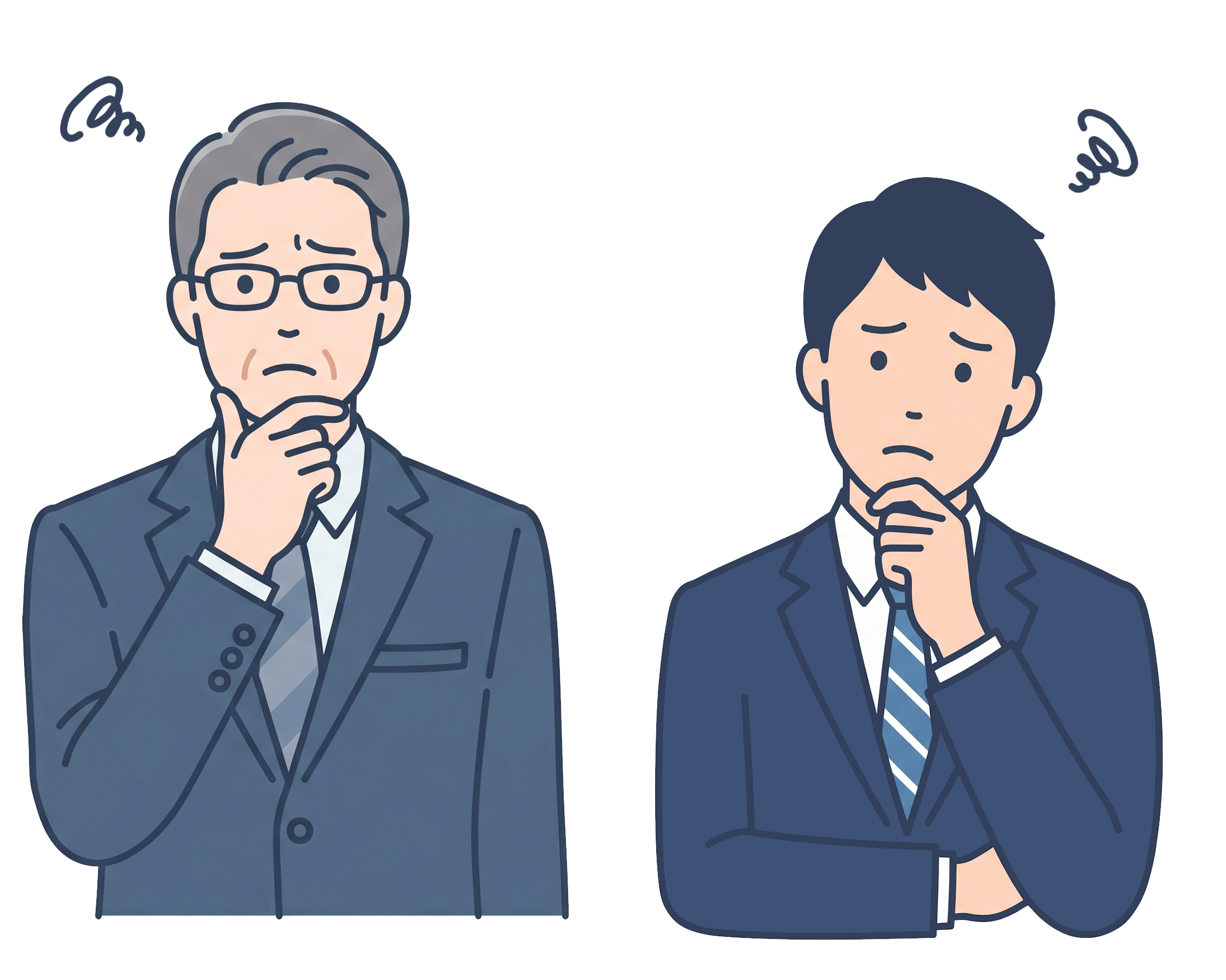 人材に関する悩みを抱えている企業担当者と求職者